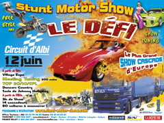 Affiche Défi Joe Pegourie cascades 2005