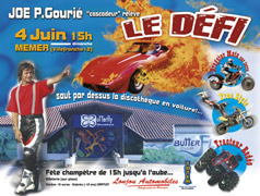 Affiche Défi Joe Pegourie cascades 2006
