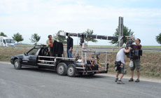 Stunt-Motor-Show voiture travelling cascades